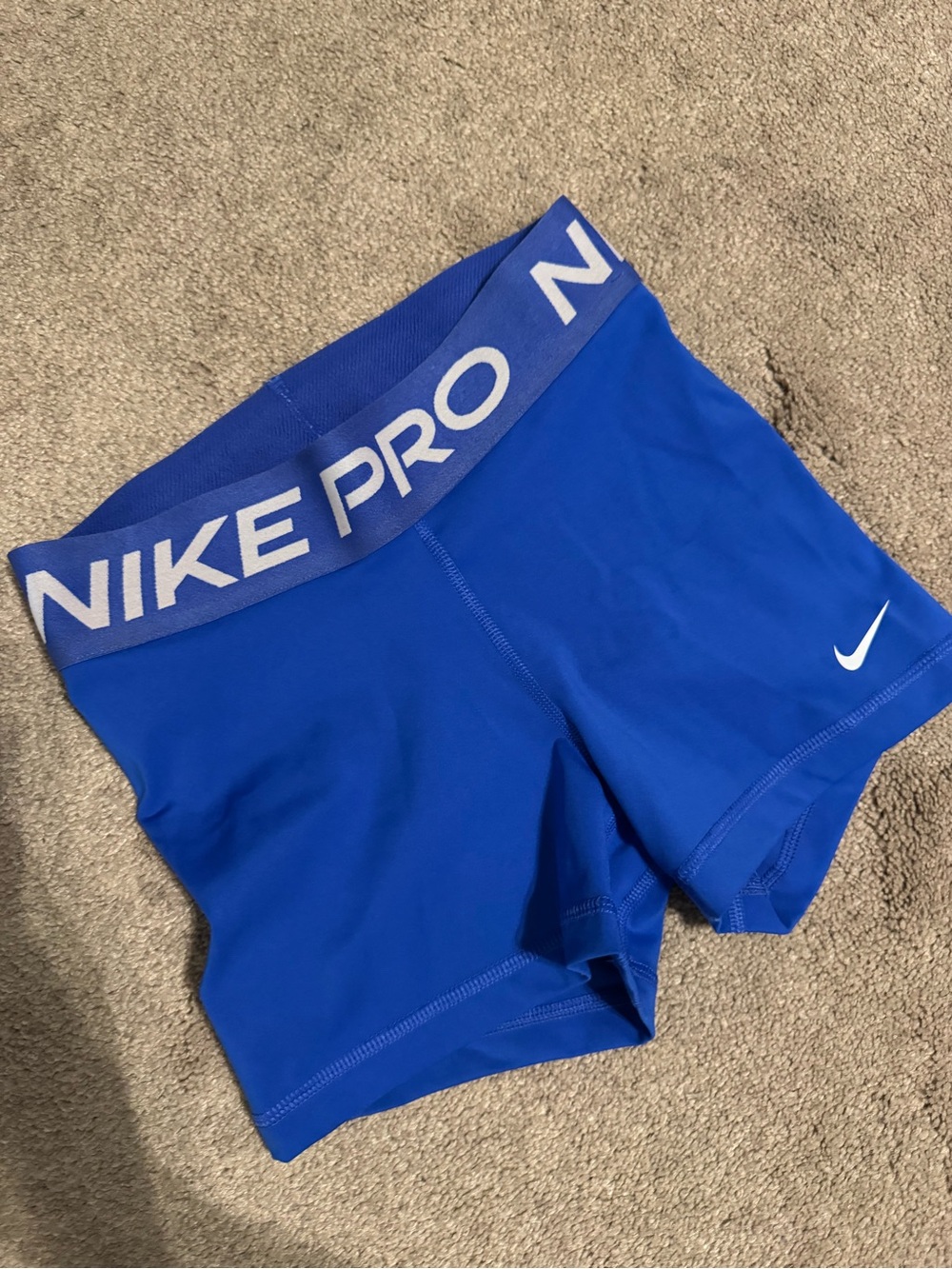 Nike Pro Royal Blue Women's Compression Shorts
